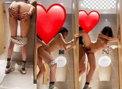 Cặp đôi dẫn em người yêu vào nhà vệ sinh vụng trộm