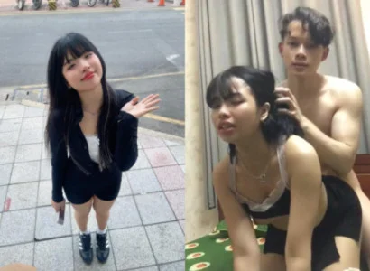 cô nàng lôi cuốn chén và hết mình